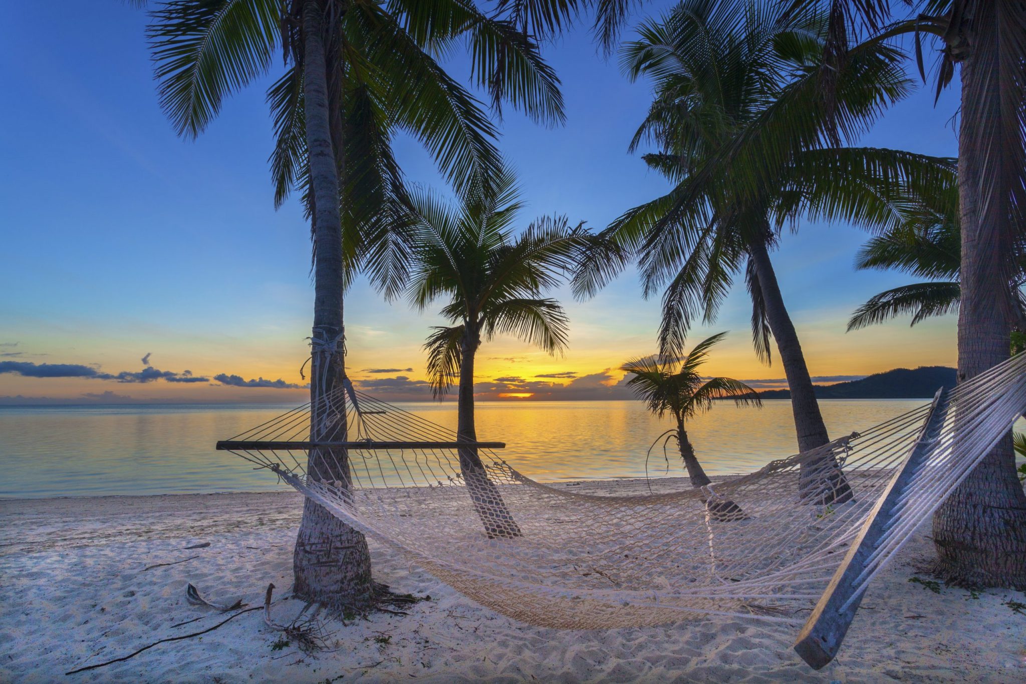 Sunset on beach